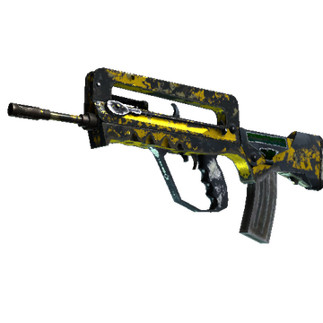FAMAS | Neural Net (Battle-Scarred)