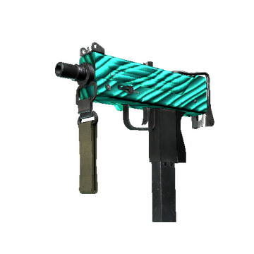 MAC-10 | Malachite (Well-Worn)