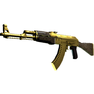 AK-47 | Gold Arabesque (Well-Worn)