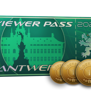Antwerp 2022 Viewer Pass + 3 Souvenir Tokens